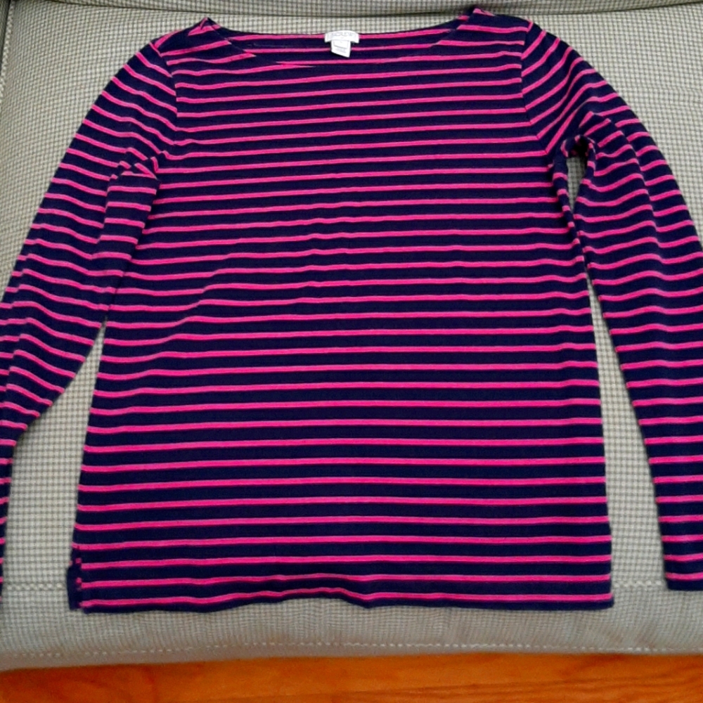 J crew striped top.